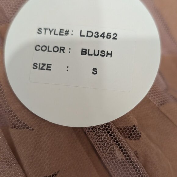 Vici x Luxxel Floral Pink Mauve Gown - Women's sz S - Picture 7 of 10